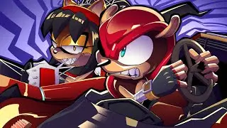 Mighty & Honey's CHAOTIC COUPLE RACE In SONIC RACING CROSSWORLDS!