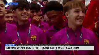 Messi wins back to back mls MVP awards