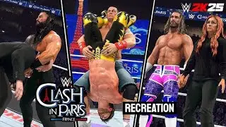 WWE 2K25 - Universe Mode - Clash In Paris - Live Event - Episode 77