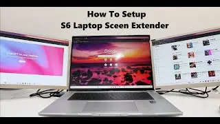 How to Connect the Cevaton S6 Laptop Screen Extender?