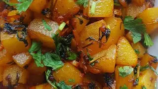 How to make yummy authentic Batata Harra lebanese style potatoes restaurant style recipe