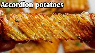 Accordion potato ki recipe | potato snacks | mouth watering recipe | RMKitchen