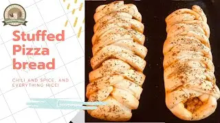 Easy Stuffed Pizza bread Recipe