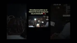 Speed pulled up on Oblock👀💯💪🏾 #ishowspeed #speed #chicago #fyp #shorts #trending #viral #clips