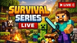 START A 2 JOURNEY SURVIVAL SERIES| HARSHPLAYZE #ytshorts #live #minecraftlivestream