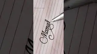 marvelous #cursive #writing #lettering#satisfying #cursivewriting #cursivehandwriting #shorts #short