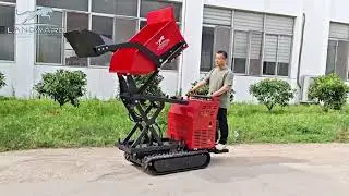 Gasoline Mini Dumper Fast Delivery Small Dump Truck 500 KG Available I