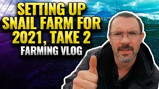 Preparing a Snail Farm For A New Season: Escargot Farming Vlog 🐌🌱