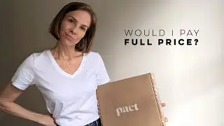 Mini-haul from Pact  |  Minimalist organic basics
