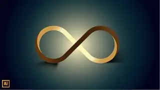 how to make an infinity sign in illustrator | infinity in illustrator tutorial