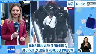 Oligarhul Vladimir Plahotniuc, adus sub escortă &icirc;n Republica Moldova