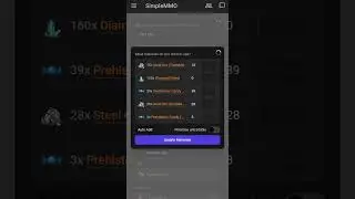 🪳 SMMO Crafting bug. Auto add not working properly. (2025.09.21) #smmo #simplemmo