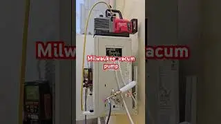 Milwaukee m18 vacum pump first test