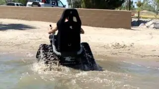 Tankchair at the beach