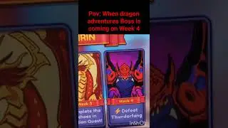 I defeted Thunderfang 3 weeks early in dragon adventures! #roblox #dragonadventures #ninjago #lego