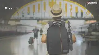 Digitek Camera Bagpack DCB 001 | Dedicated Spaces For Tripod, Laptop & Stand