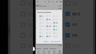 How to Activate More Time Frames on Metatrader 5 Mobile #forex #forextrading #metatrader5 #mt5