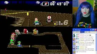 I'm having no luck at all in Super Mario Kart
