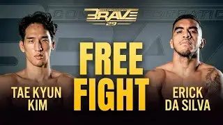 Tae Kyun Kim Vs Erick da Silva | Free Fight | BRAVE CF 29