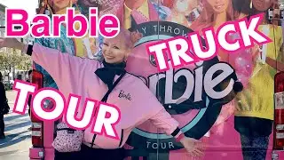 BARBIE TRUCK TOUR in GLENDALE GALLERIA!
