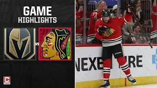 Vegas Golden Knights vs. Chicago Blackhawks - Game Highlights | CHSN Chicago Blackhawks