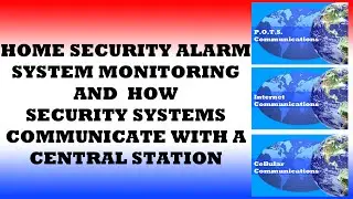 Home Security Alarm System Monitoring And How Security Systems Communicate With A  Central Station