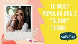 10 Most popular Gen-Z Slang Terms #englishlearning