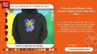 Funny Bunny Master Yoda Disney Happy Easter Day 2021 Shirt