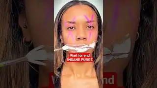 INSANE PURGE MAKEUP? 🤡#shorts #makeup #usa #insane #makeupartist #makeuptutorial