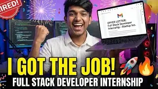 I GOT THE JOB. ❤️ (Full Stack Developer)