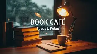 POV: The Perfect Study Setup in a Quiet Book Cafe ☕️📖 Cozy Bossa & Jazz Playlist