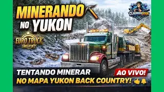 Farming simulator 25 | Tentando Minerar no Yukon Back Country (Live) ❄️⛏️