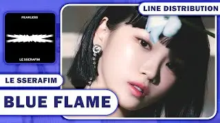 LE SSERAFIM (르세라핌) - Blue Flame (Line Distribution)