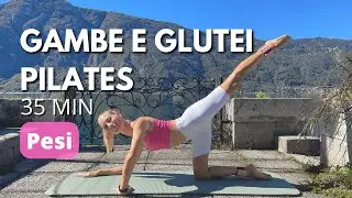 GLUTEI SODI E GAMBE SNELLE + CAVIGLIERE 35 MIN || PILATES FUSION