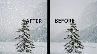 add snow by photoshop 2023 (@PHOTOSHOP_PS ) اظافه کردن برف در فتوشاپ۲۰۲۳