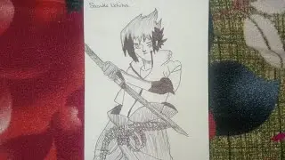 How to Draw Sasuke Uchiha | Sasuke Drawing Step by Step
