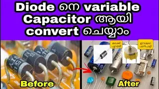How to make Trimmer and variable capacitors using Diodes | diode turning | @MrtechElectronics