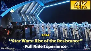 “Star Wars: Rise of the Resistance” Full Ride Experience 2024｜Disney's Hollywood Studios｜WDW