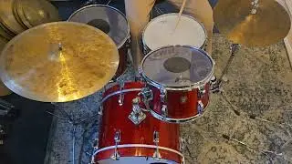 Ludwig Monroe Badge early 80s Downbeat Outfit in Red Mahogany, 402, Istanbul 15 hats Collingwood