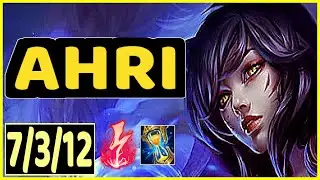 AHRI VS MEL - 7/3/12 KDA MID GAMEPLAY CHALLENGER I