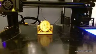 Dogecoin 3D Print Timelapse on #ender3pro