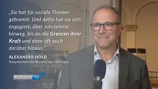 Zum Tod von Barbara Stamm: Alexander Hold