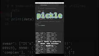 Save Python Objects as Files on Disk!!
