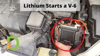 Lithium LTO Battery starting a V-6