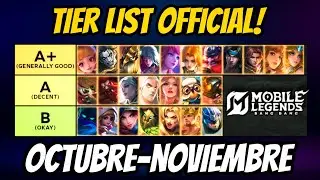 NUEVA TIER LIST OCTUBRE-NOVIEMBRE!| LOS MEJORES HEROES DEL META!| MOBILE LEGENDS ESPA&Ntilde;OL 2025