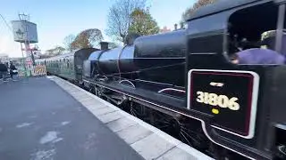 SR U Class 31806 Arrives at Swanage Station, Swanage Railway on 02/11/2025