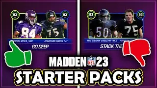 REVIEWING ALL 8 MADDEN 23 LEGENDARY STARTER TEAM PACKS...