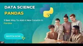 3 Best Ways To Add A New Column In Pandas | How To Add New Column In Pandas | Pandas Tutorial
