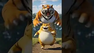 Funny Cat and Tiger Story&rdquo;#cartoon #funny #cat #animation