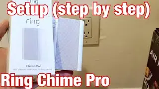 Ring Chime Pro: как настроить/подключить (пошагово)